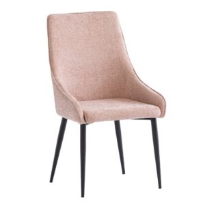 Cajsa Fabric Dining Chair In Flamingo