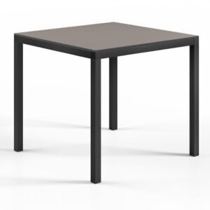 Henry Turtle Dove Dining Table Square With Anthracite Legs