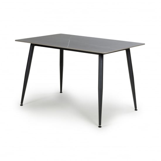 Modico Ceramic Dining Table 1.2m In Grey Granite Effect